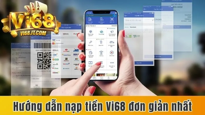 Hướng Dẫn Nạp Tiền Vi68 Chuẩn Chỉnh Và Nhanh Chóng Nhất 1 Hướng dẫn nạp tiền Vi68 đơn giản nhất