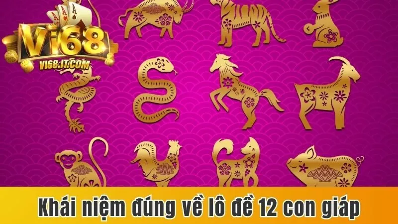 Khái niệm đúng về lô đề 12 con giáp