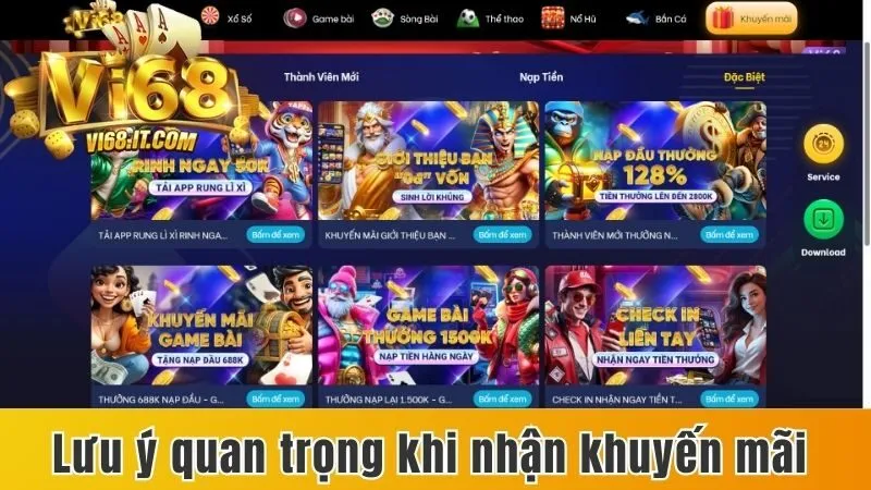 Lưu ý quan trọng nhất khi nhận khuyến mãi tại cổng game